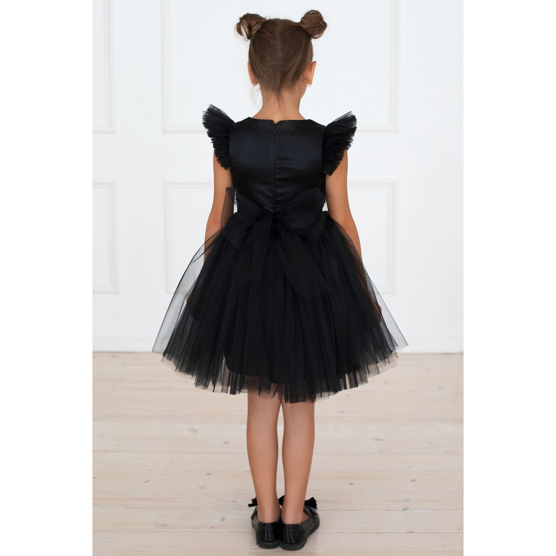 Нарядное платье для девочки Алиса чёрное