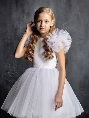 Платья из фатина фото детские – Платье из фатина для девочки (32 фото), с фатиновой юбкой