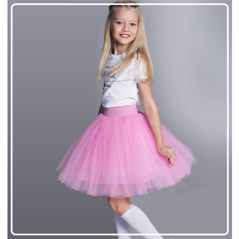 Юбка Барби розовая
