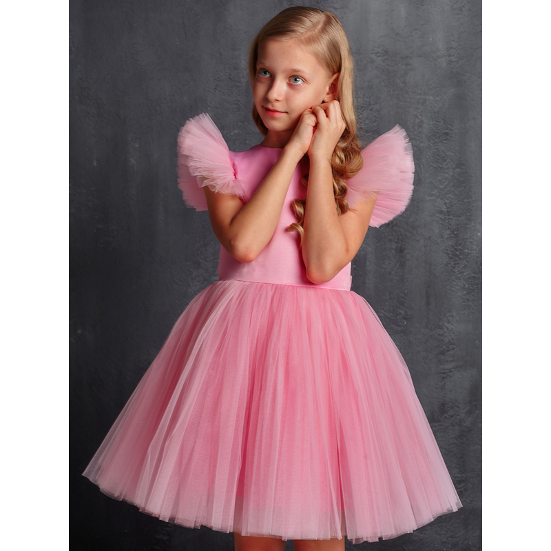 Нарядное платье для девочки Алиса розовое