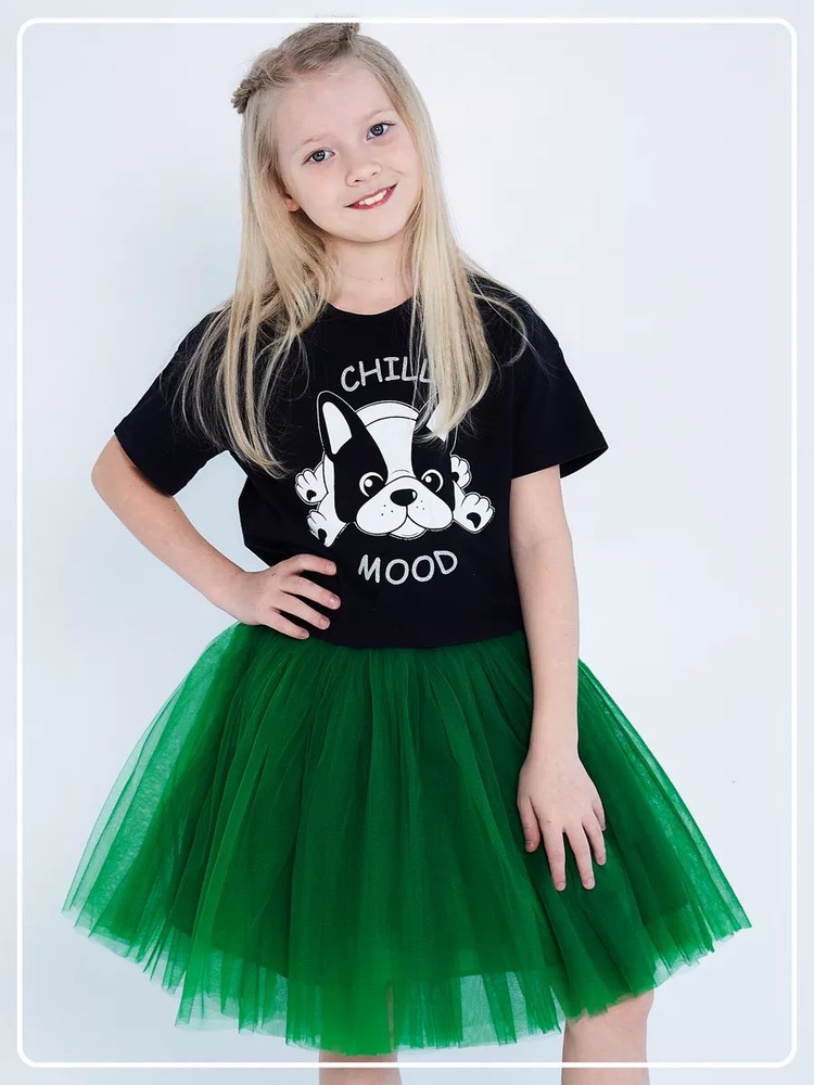 Юбка Барби зеленая