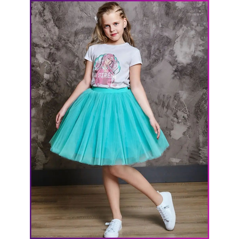 Юбка Барби мятная