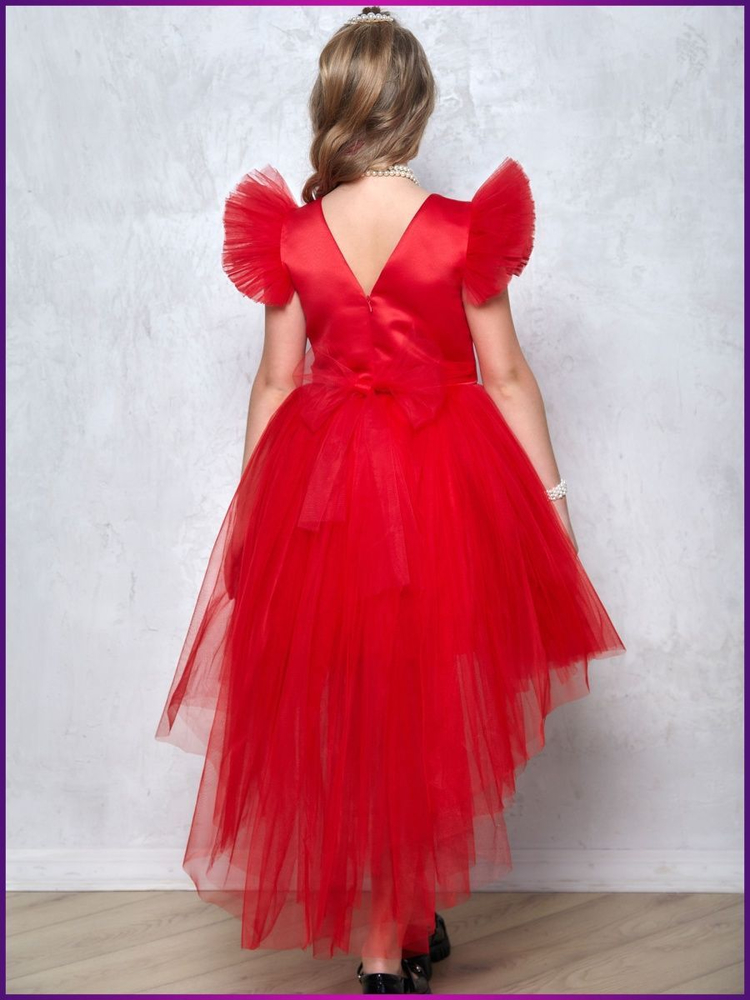 Платье София красное