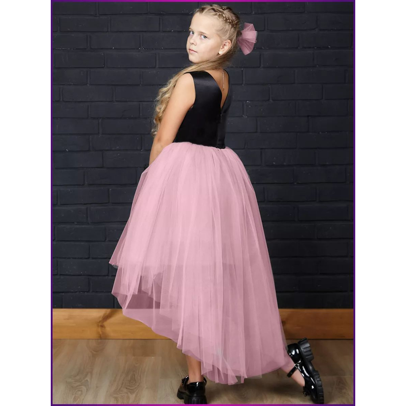 Платье Диско пудровое