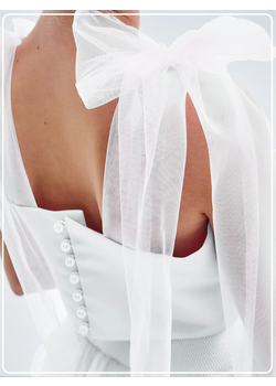 Топ нарядный Оливия белый, изображение 5