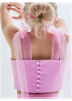 Топ нарядный Оливия розовый, изображение 2