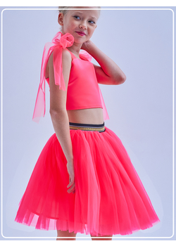 Топ нарядный Оливия розовый неон, изображение 2