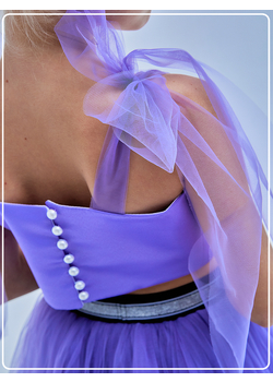 Топ нарядный Оливия фиолетовый, изображение 2