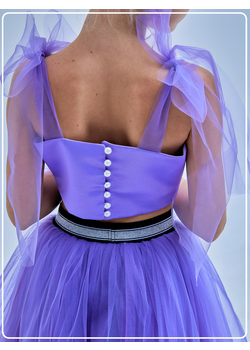 Топ нарядный Оливия фиолетовый, изображение 4