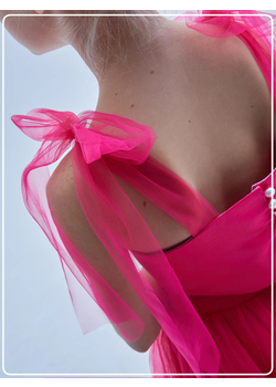 Топ нарядный Оливия фуксия, изображение 3