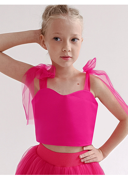 Топ нарядный Оливия фуксия, изображение 4