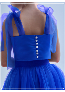 Топ нарядный Оливия синий, изображение 2