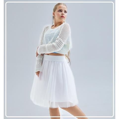 Юбка Майя белая