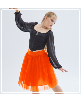 Юбка Майя оранжевая, изображение 1